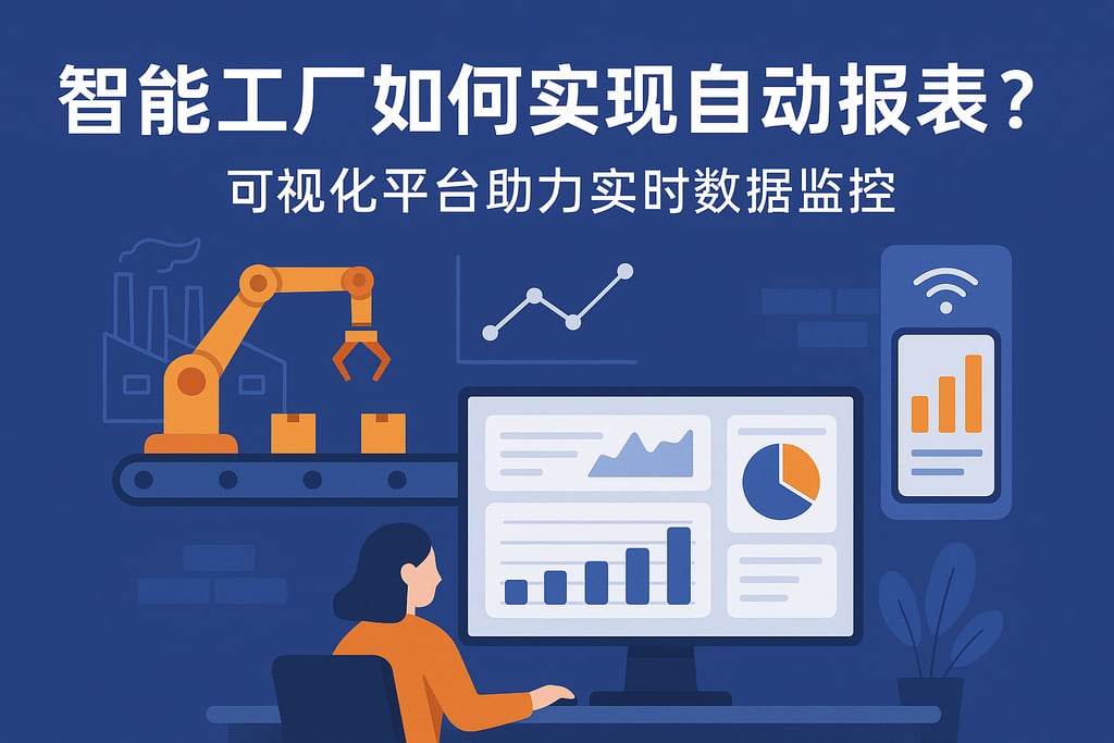 智能工厂如何实现自动报表？可视化平台助力实时数据监控