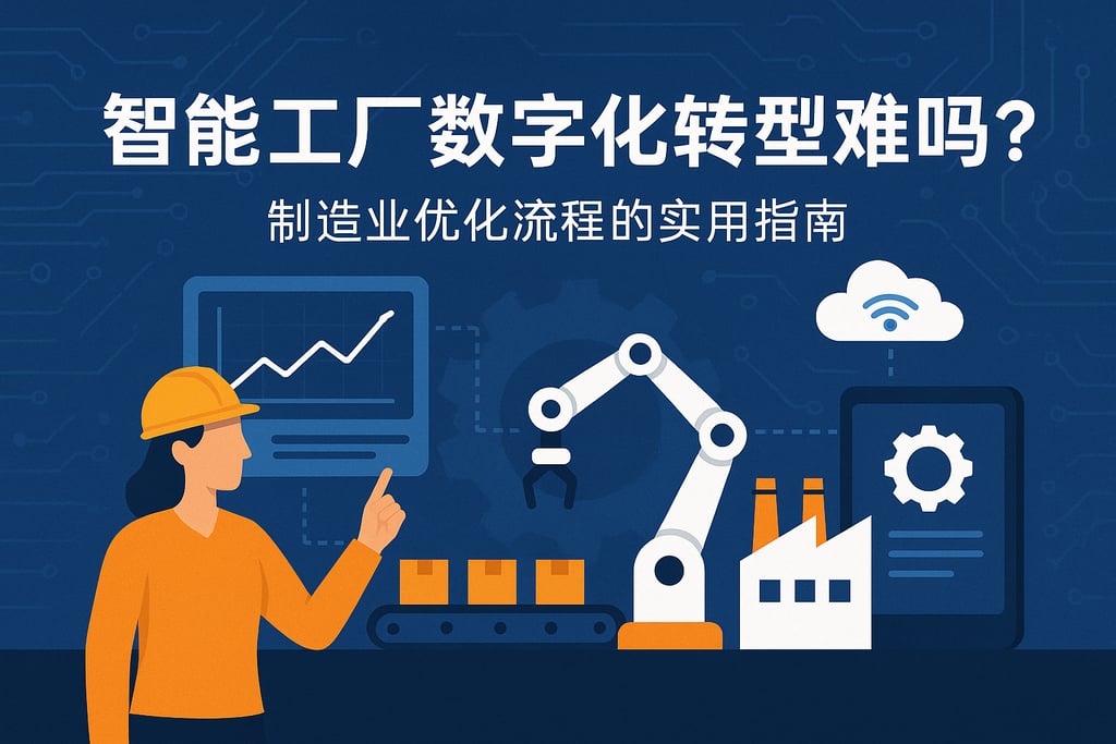智能工厂数字化转型难吗？制造业优化流程的实用指南