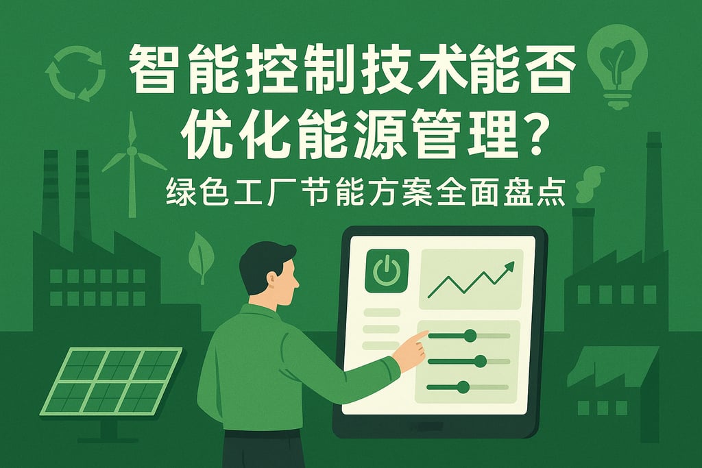 智能控制技术能否优化能源管理？绿色工厂节能方案全面盘点