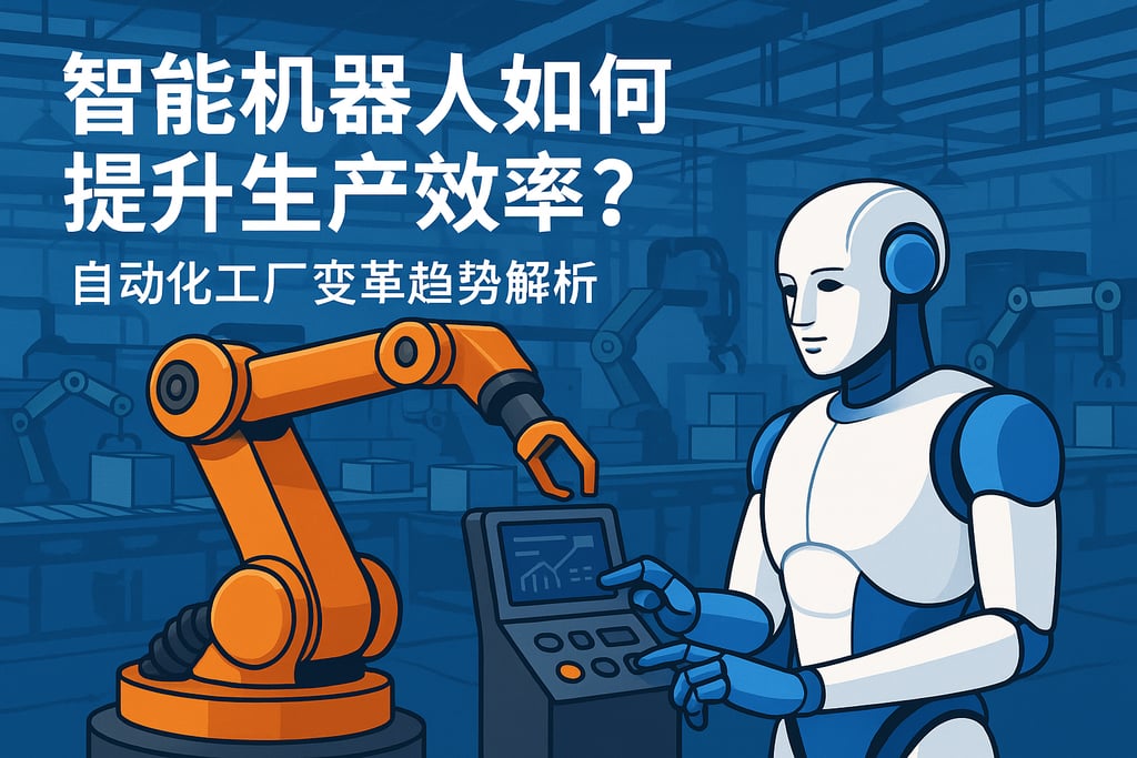 智能机器人如何提升生产效率？自动化工厂变革趋势解析