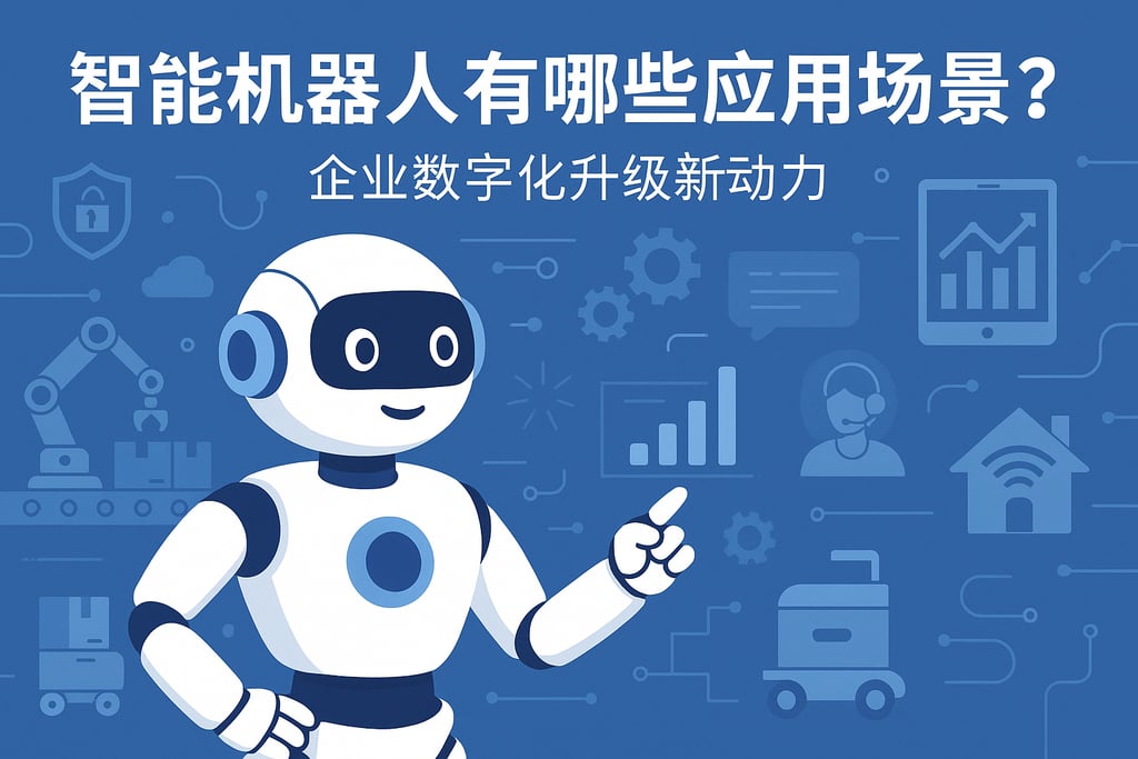智能机器人有哪些应用场景？企业数字化升级新动力
