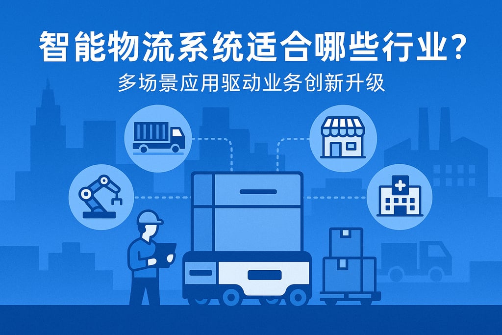 智能物流系统适合哪些行业？多场景应用驱动业务创新升级