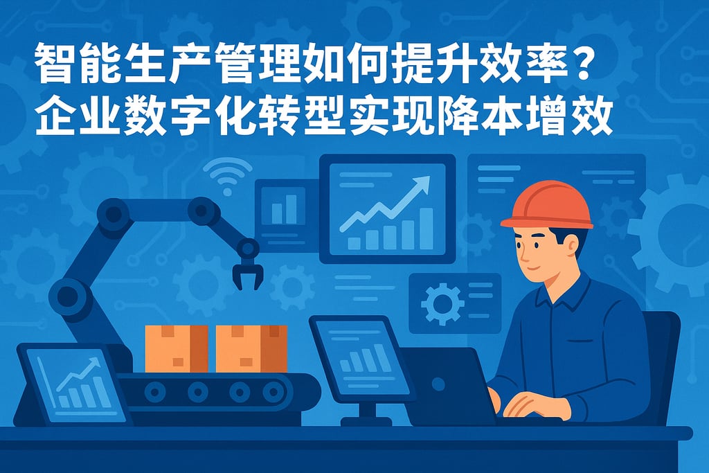 智能生产管理如何提升效率？企业数字化转型实现降本增效