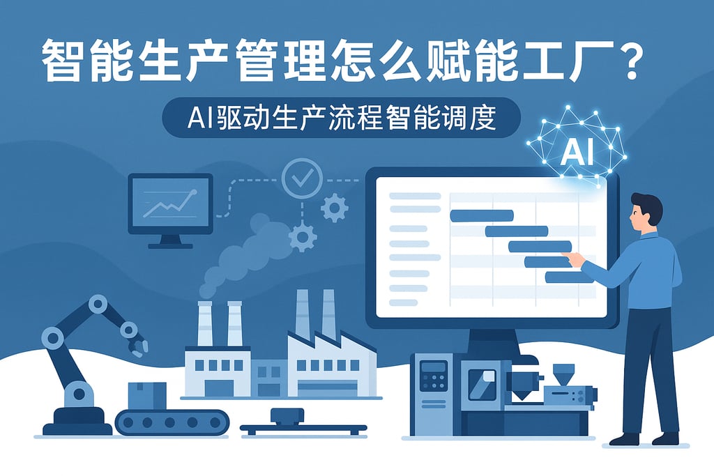 智能生产管理怎么赋能工厂？AI驱动生产流程智能调度