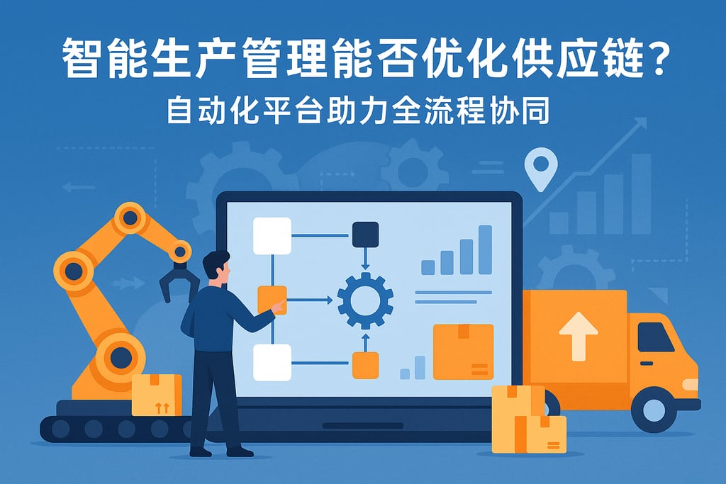 智能生产管理能否优化供应链？自动化平台助力全流程协同