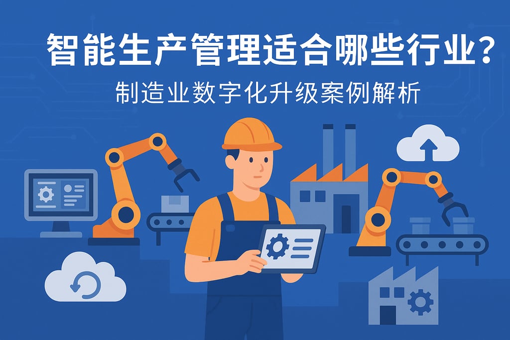 智能生产管理适合哪些行业？制造业数字化升级案例解析