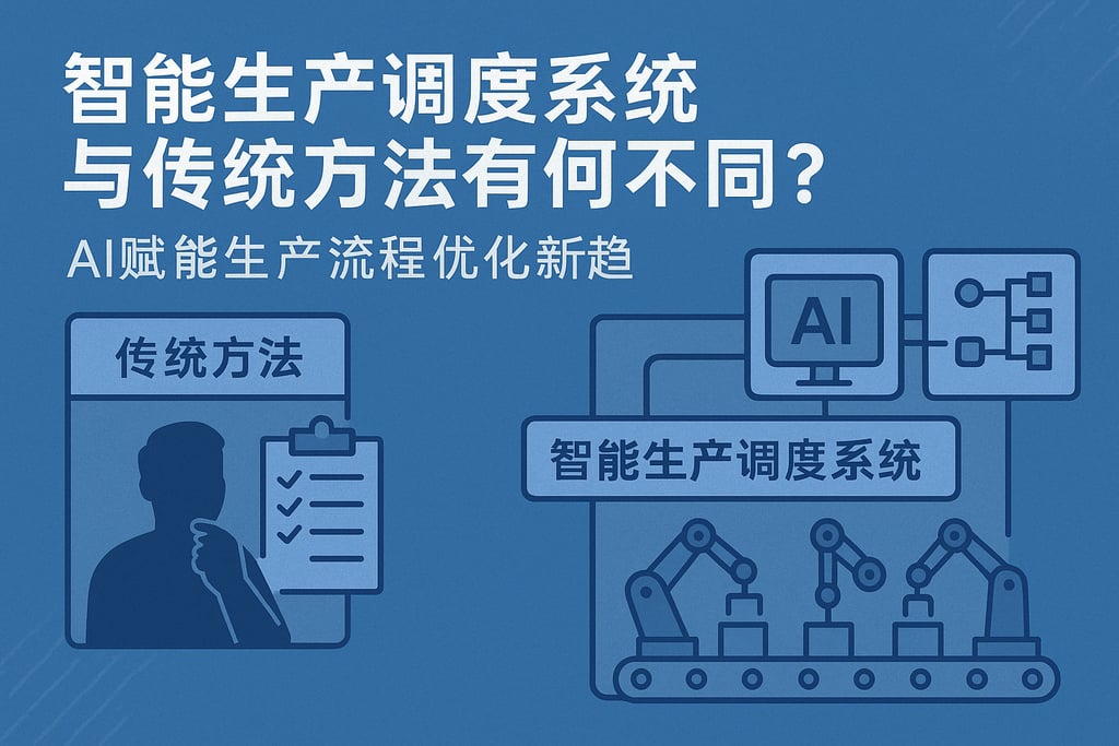 智能生产调度系统与传统方法有何不同？AI赋能生产流程优化新趋势