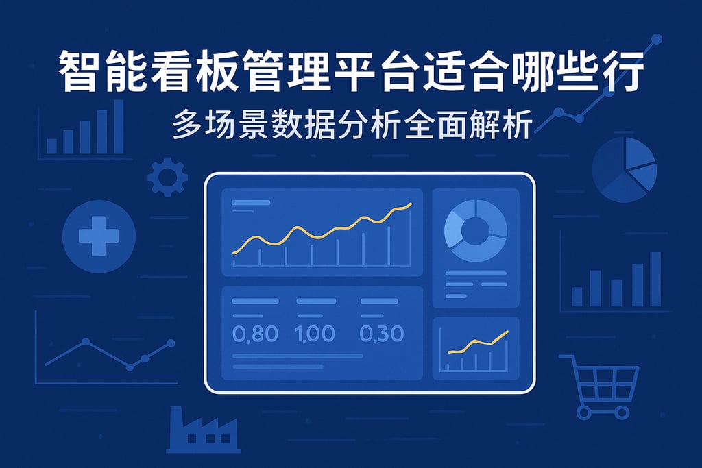 智能看板管理平台适合哪些行业？多场景数据分析全面解析