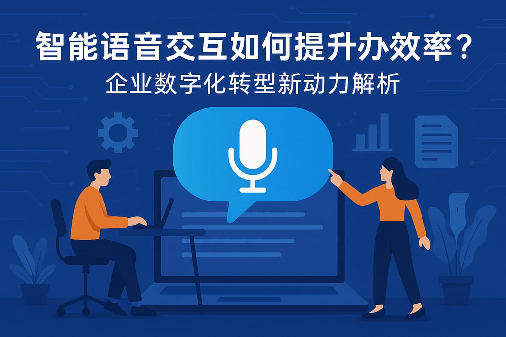 智能语音交互如何提升办公效率？企业数字化转型新动力解析