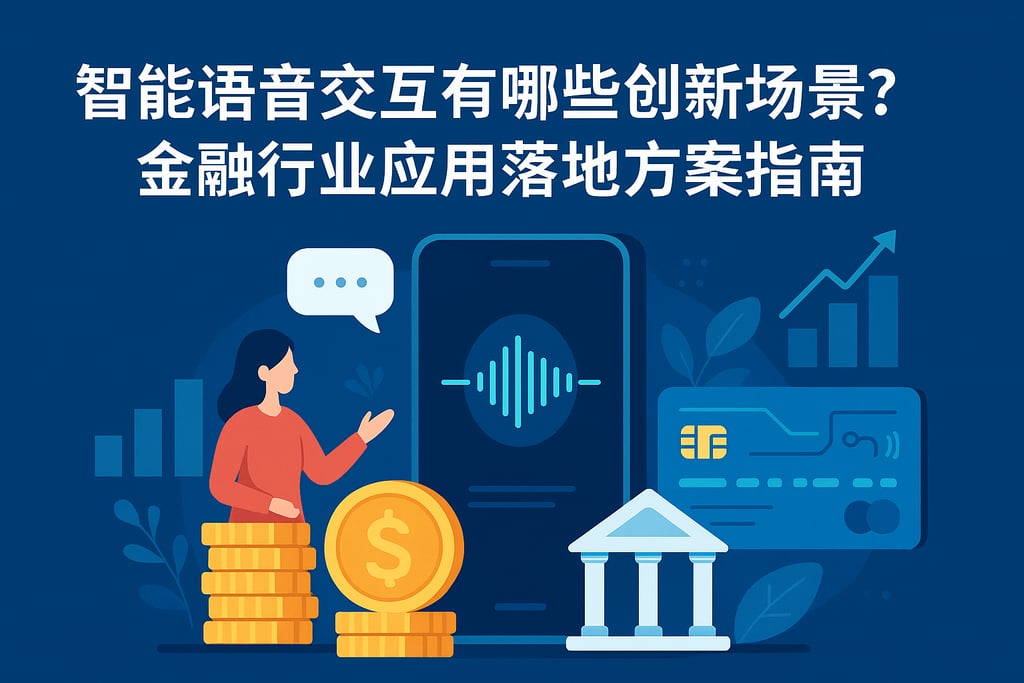 智能语音交互有哪些创新场景？金融行业应用落地方案指南