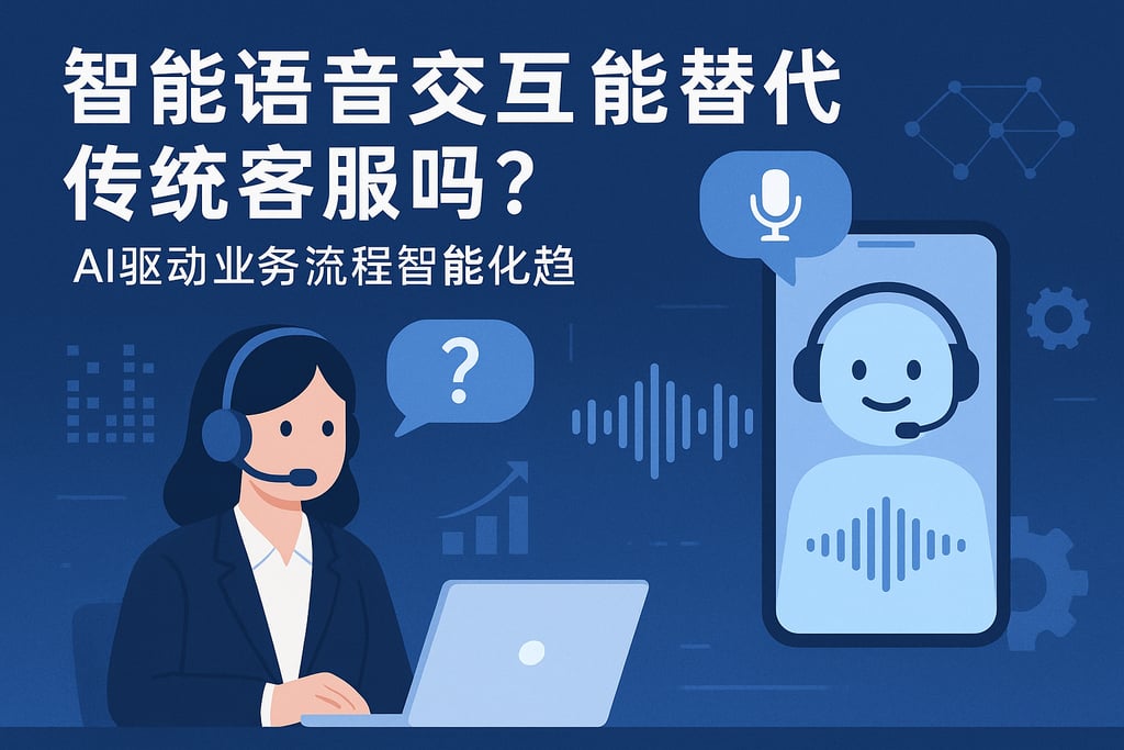 智能语音交互能替代传统客服吗？AI驱动业务流程智能化趋势
