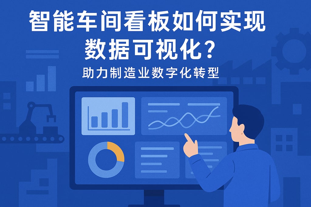 智能车间看板如何实现数据可视化？助力制造业数字化转型