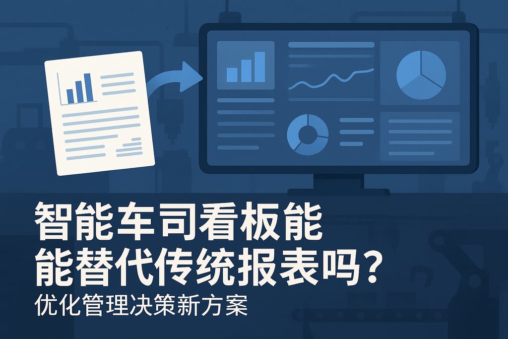 智能车间看板能替代传统报表吗？优化管理决策新方案