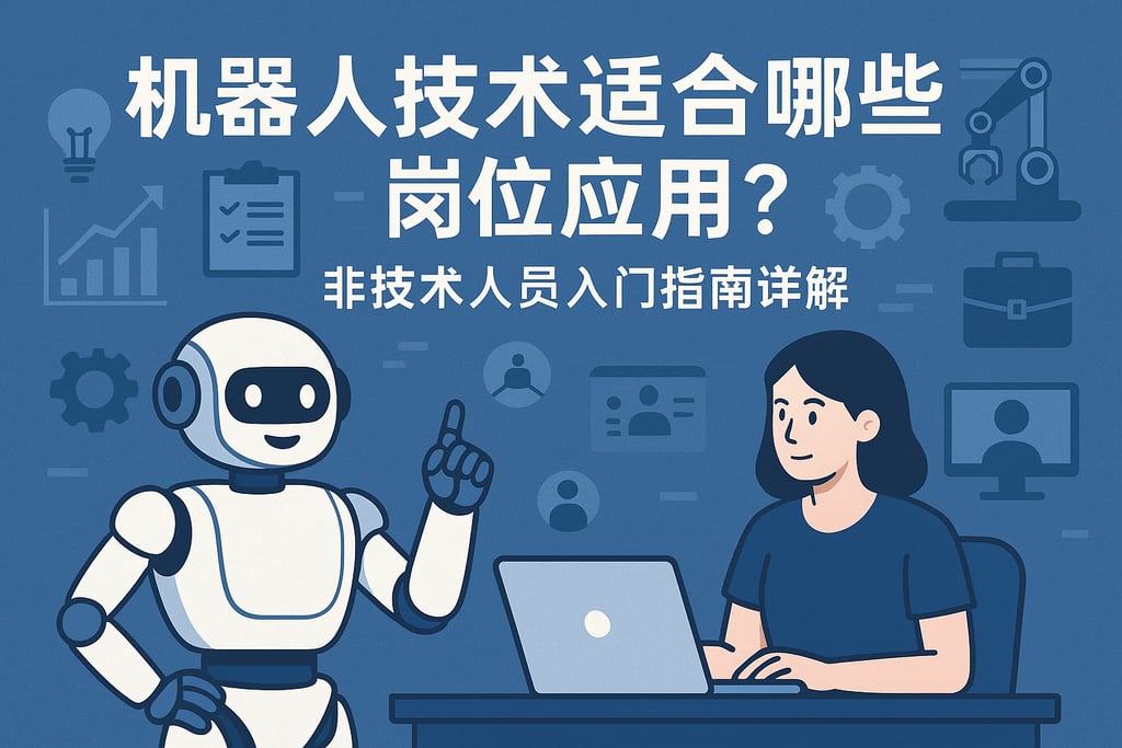 机器人技术适合哪些岗位应用？非技术人员入门指南详解