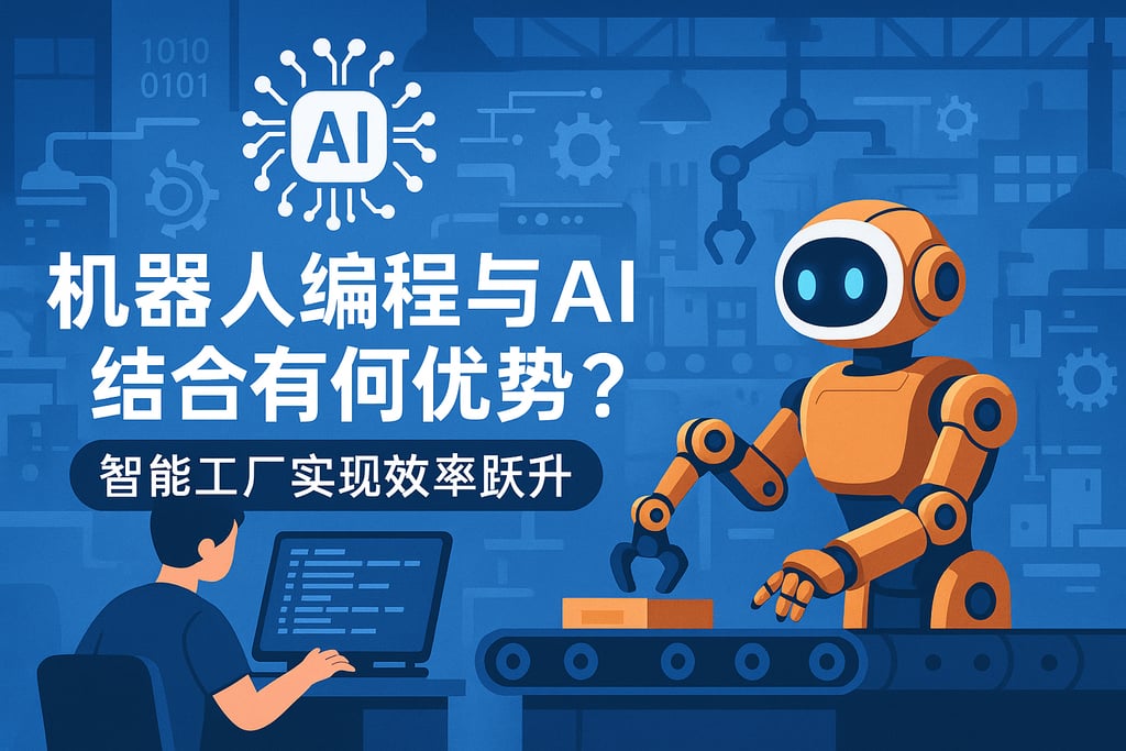 机器人编程与AI结合有何优势？智能工厂实现效率跃升