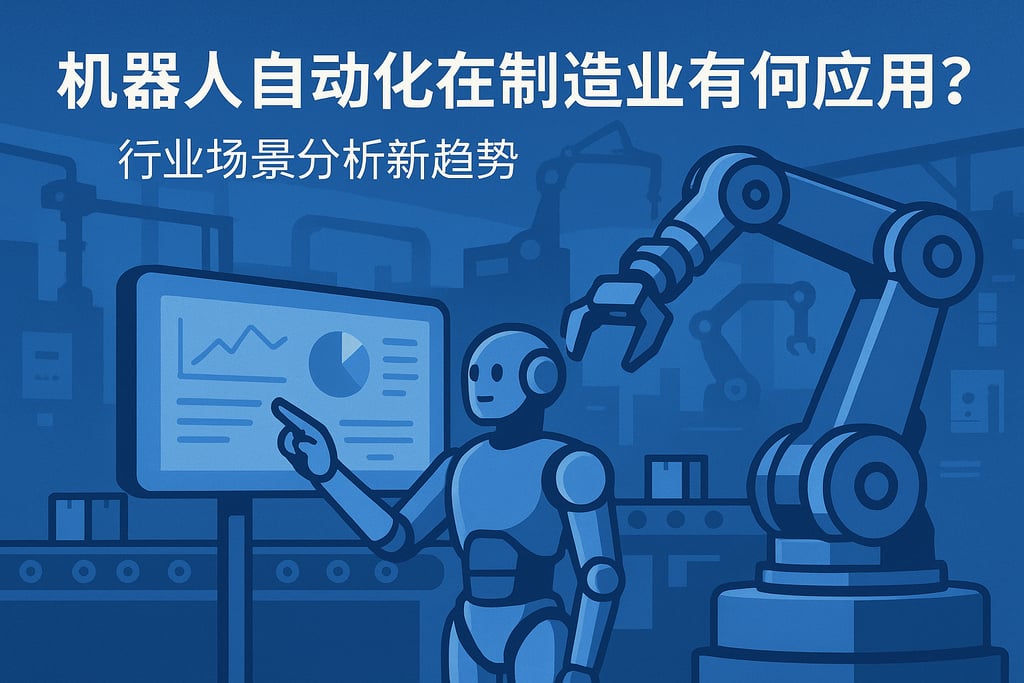 机器人自动化在制造业有何应用？行业场景自助分析新趋势
