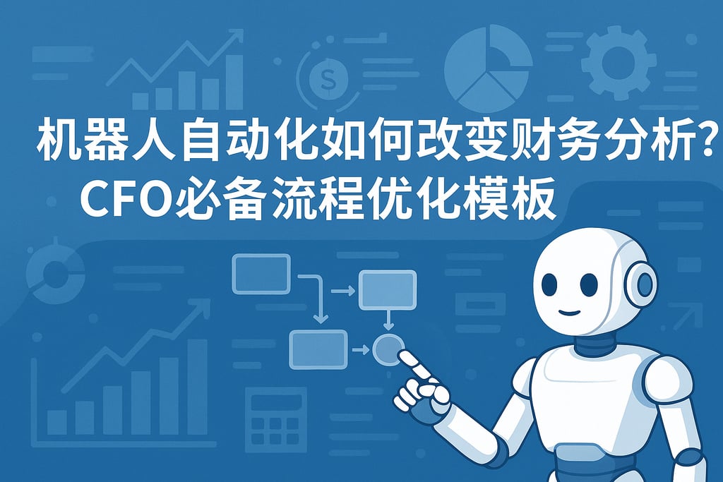机器人自动化如何改变财务分析？CFO必备流程优化模板
