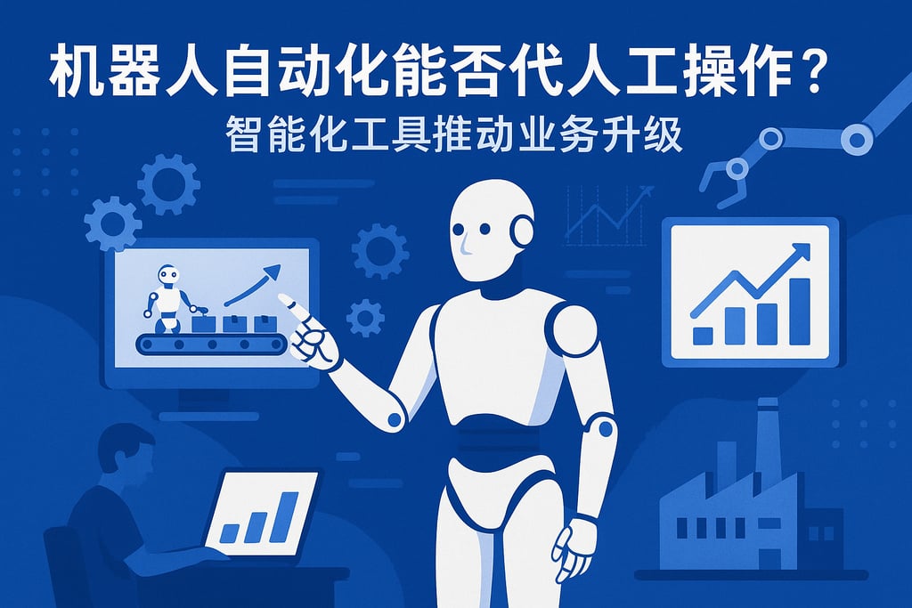 机器人自动化能否替代人工操作？智能化工具推动业务升级