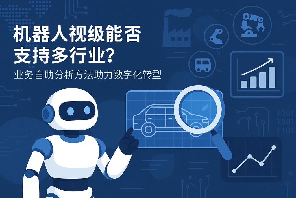 机器人视觉能否支持多行业？业务自助分析方法助力数字化转型