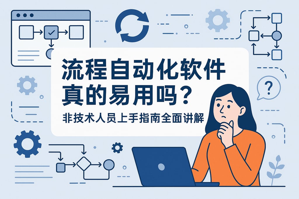 流程自动化软件真的易用吗？非技术人员上手指南全面讲解
