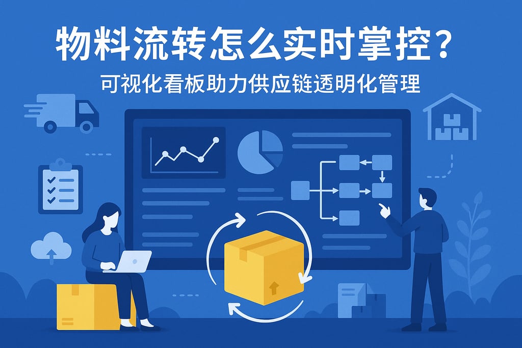 物料流转怎么实时掌控？可视化看板助力供应链透明化管理