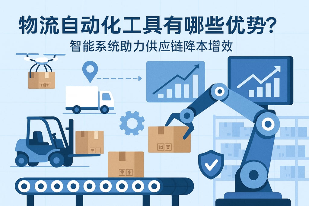 物流自动化工具有哪些优势？智能系统助力供应链降本增效