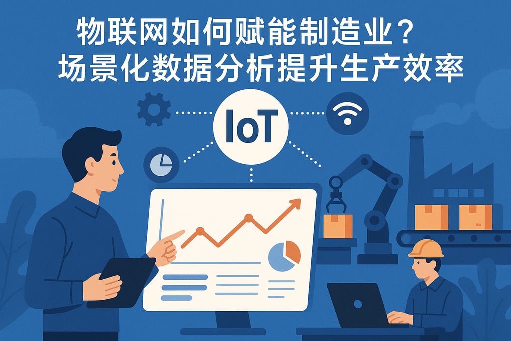 物联网在制造业如何赋能？场景化数据分析提升生产效率