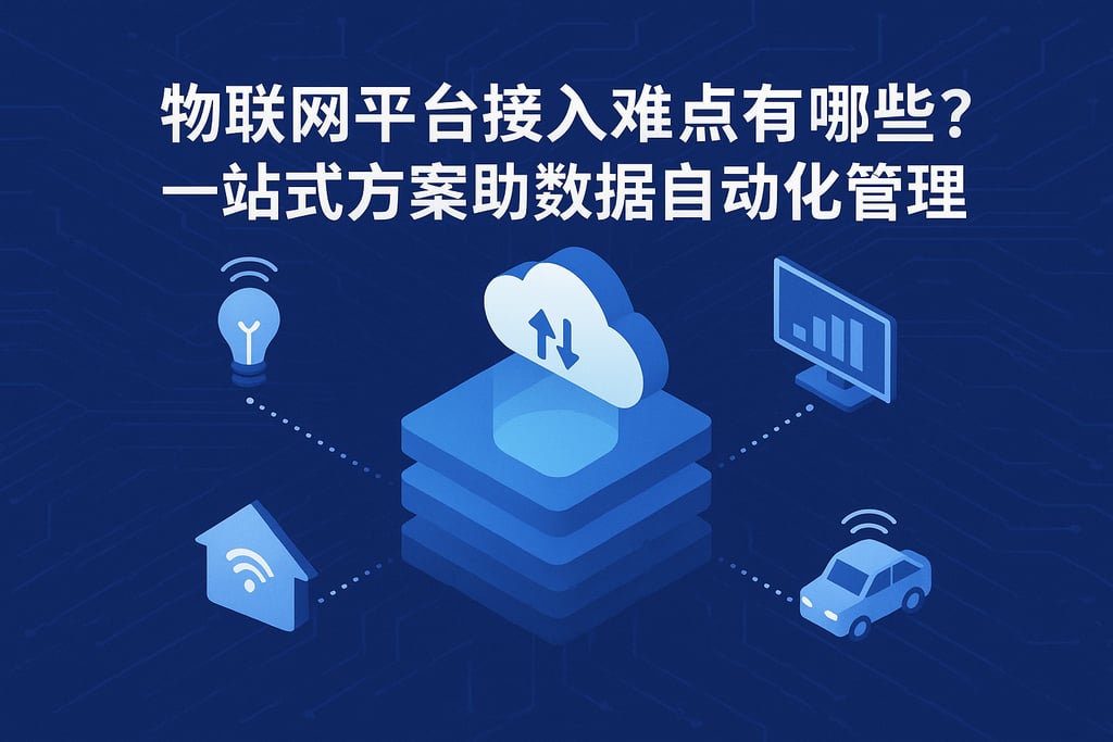物联网平台接入难点有哪些？一站式方案助力数据自动化管理