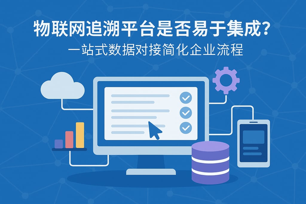 物联网追溯平台是否易于集成？一站式数据对接简化企业流程