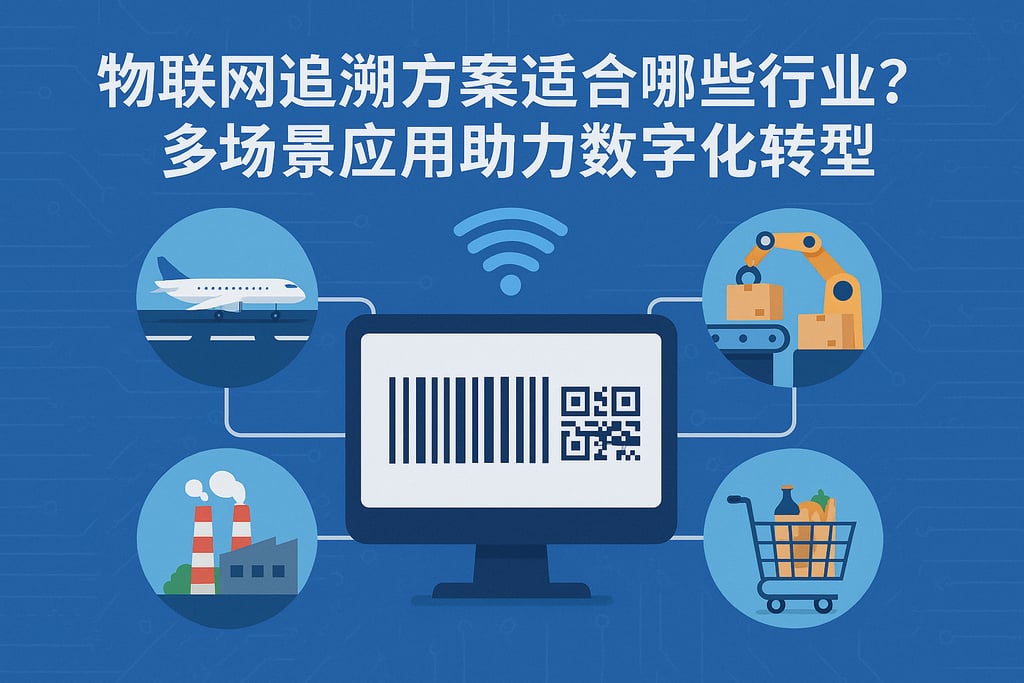物联网追溯方案适合哪些行业？多场景应用助力数字化转型