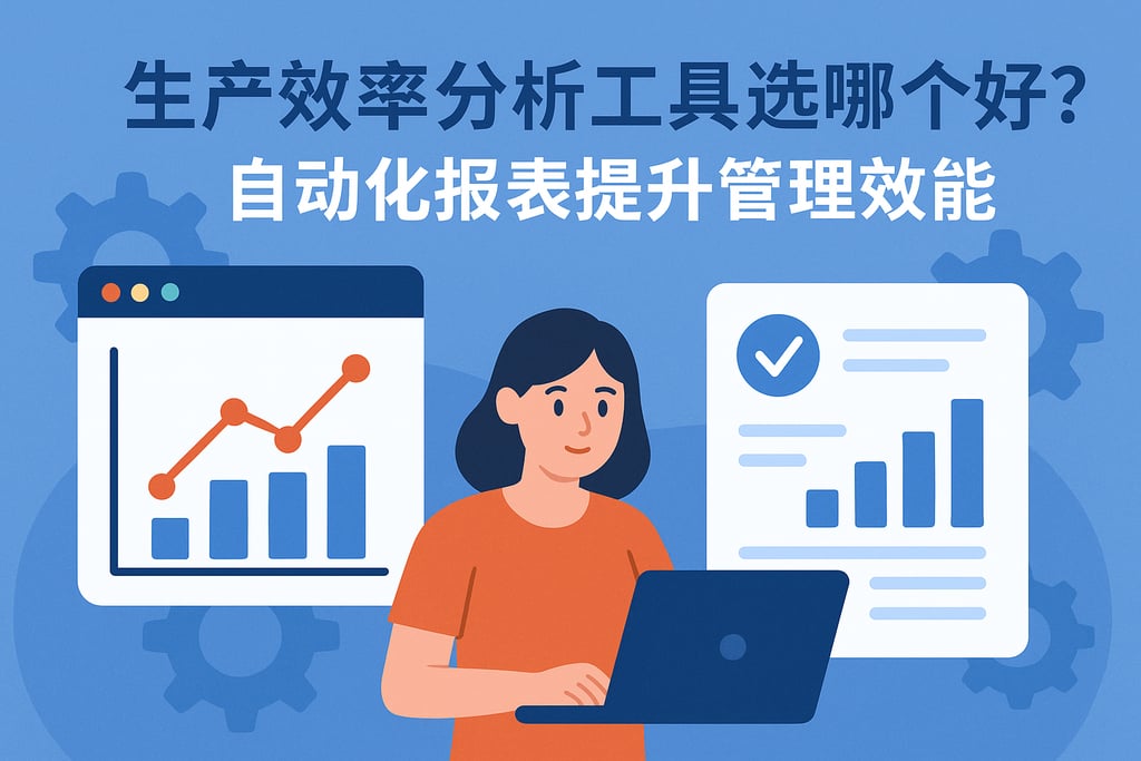 生产效率分析工具选哪个好？自动化报表提升管理效能