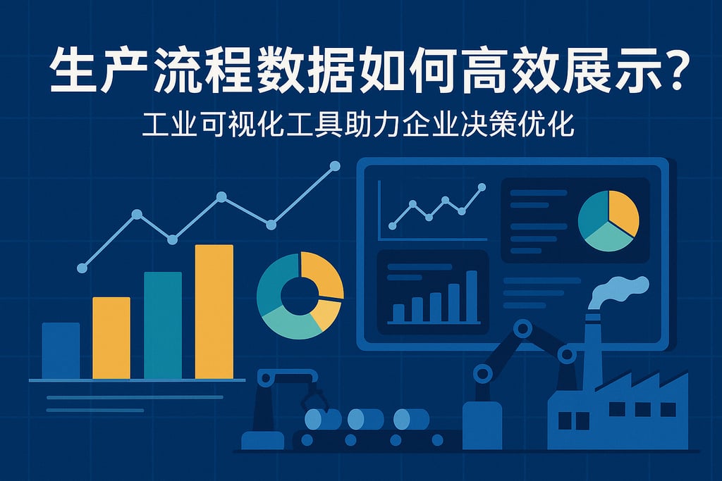 生产流程数据如何高效展示？工业可视化工具助力企业决策优化