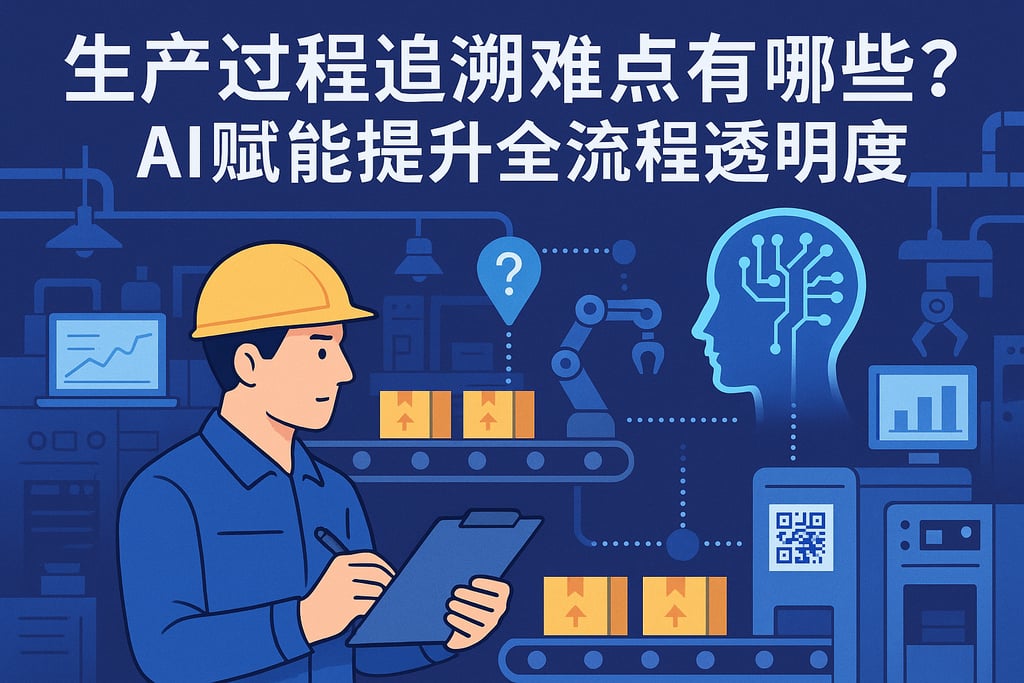 生产过程追溯难点有哪些？AI赋能提升全流程透明度