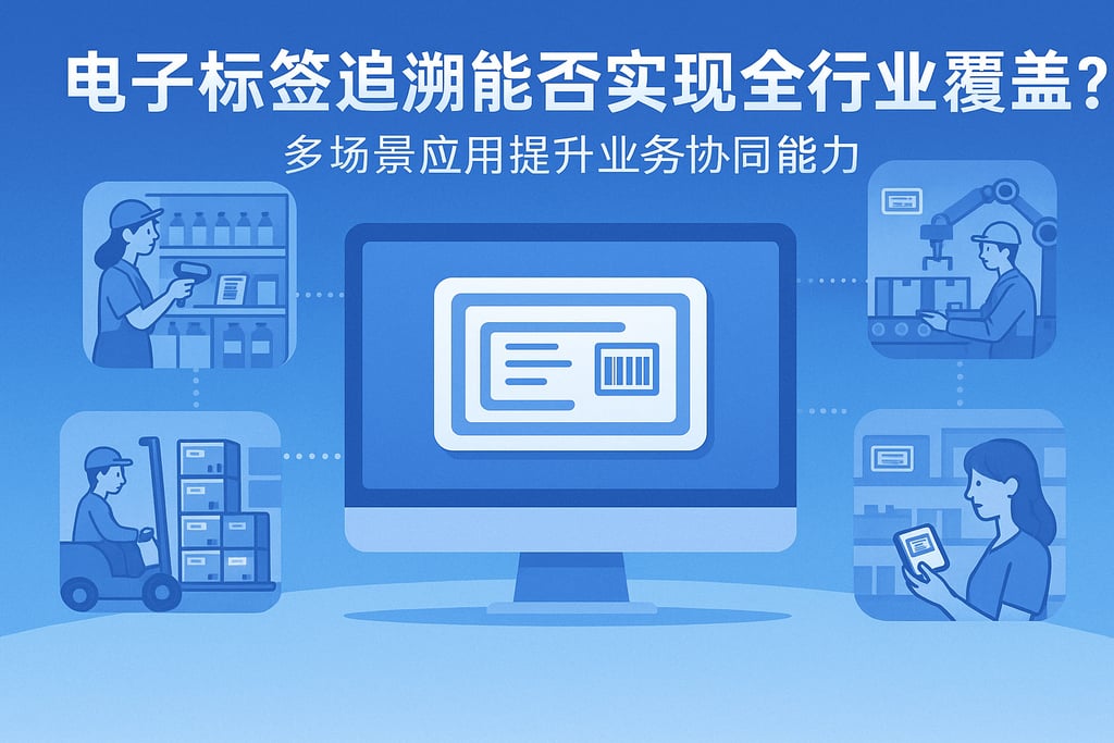 电子标签追溯能否实现全行业覆盖？多场景应用提升业务协同能力