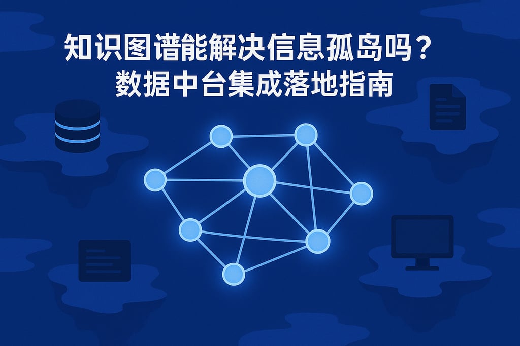 知识图谱能解决信息孤岛吗？数据中台集成落地指南