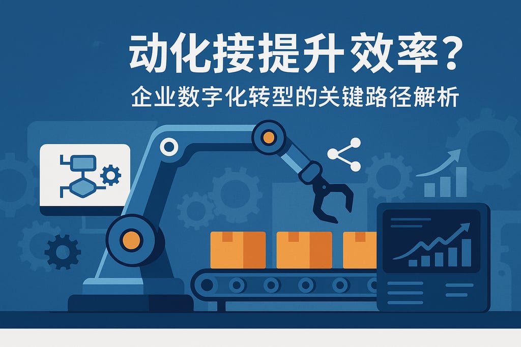 自动化控制如何提升生产效率？企业数字化转型的关键路径解析