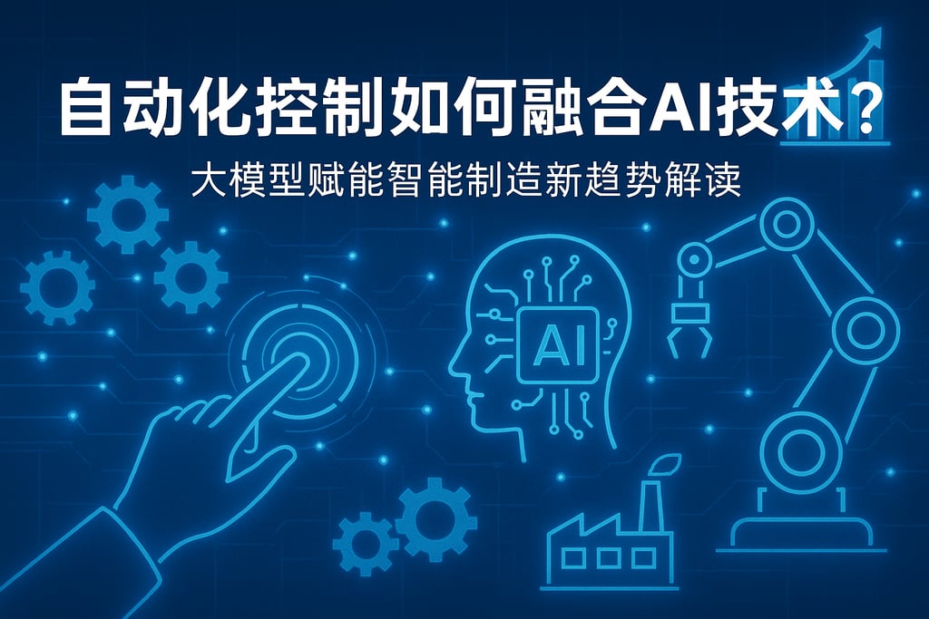 自动化控制如何融合AI技术？大模型赋能智能制造新趋势解读