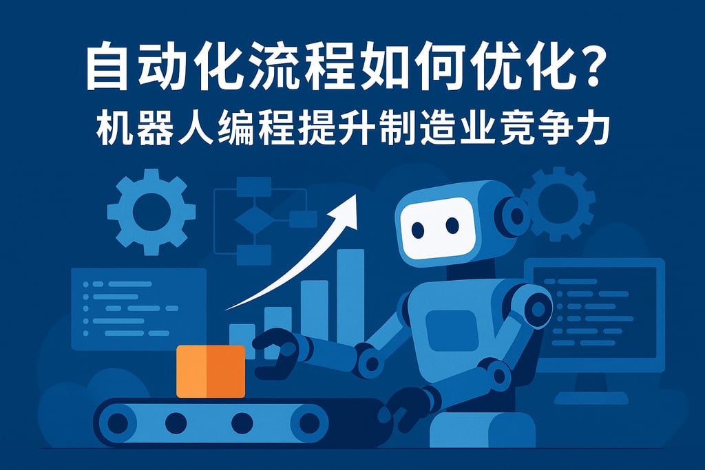自动化流程如何优化？机器人编程提升制造业竞争力