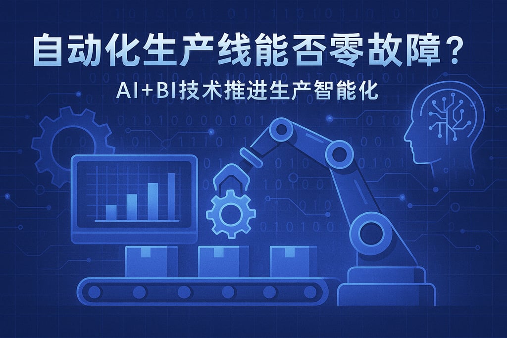自动化生产线能否实现零故障？AI+BI技术推动生产智能化