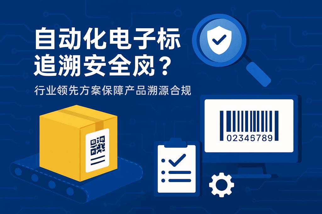 自动化电子标签追溯安全吗？行业领先方案保障产品溯源合规