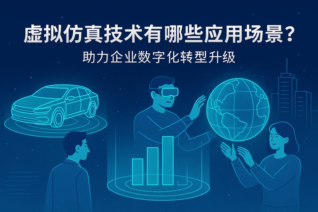 虚拟仿真技术有哪些应用场景？助力企业数字化转型升级