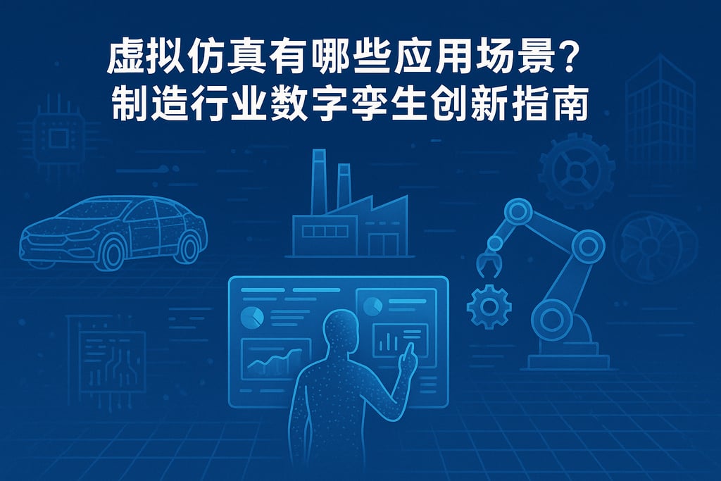 虚拟仿真有哪些应用场景？制造行业数字孪生创新指南