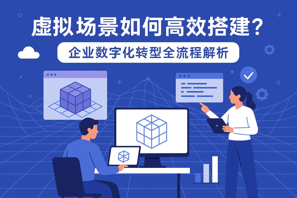 虚拟场景如何高效搭建？企业数字化转型全流程解析