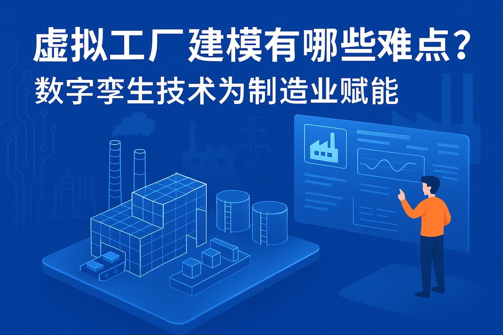 虚拟工厂建模有哪些难点？数字孪生技术为制造业赋能