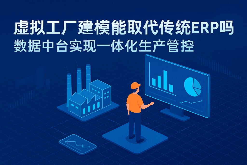 虚拟工厂建模能取代传统ERP吗？数据中台实现一体化生产管控