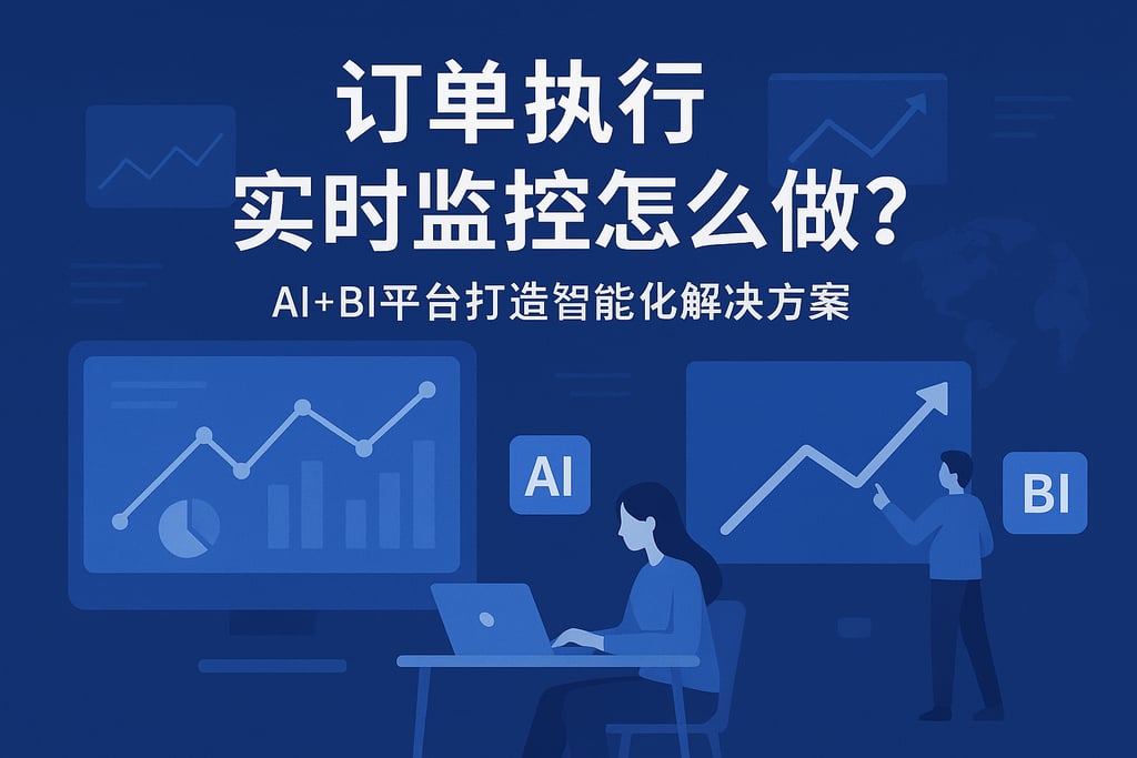 订单执行实时监控怎么做？AI+BI平台打造智能化解决方案