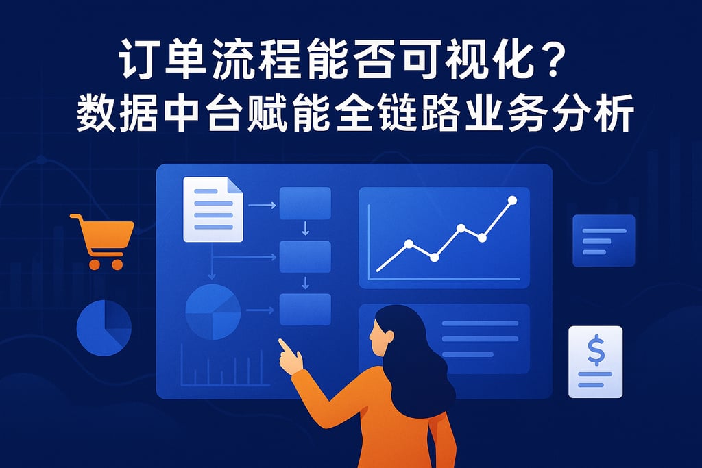 订单流程能否可视化？数据中台赋能全链路业务分析