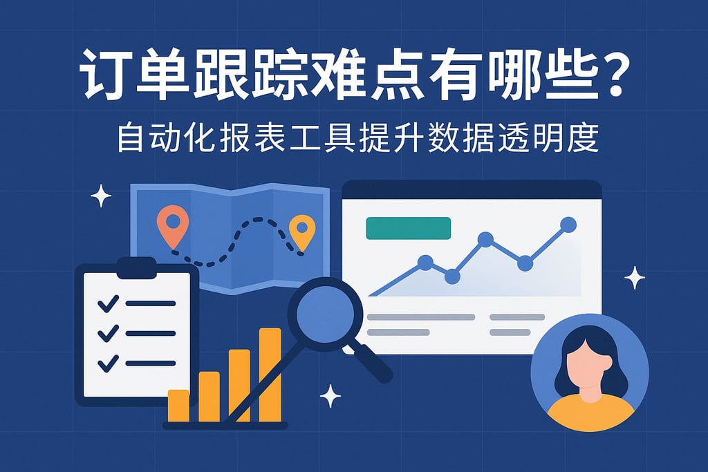 订单跟踪难点有哪些？自动化报表工具提升数据透明度
