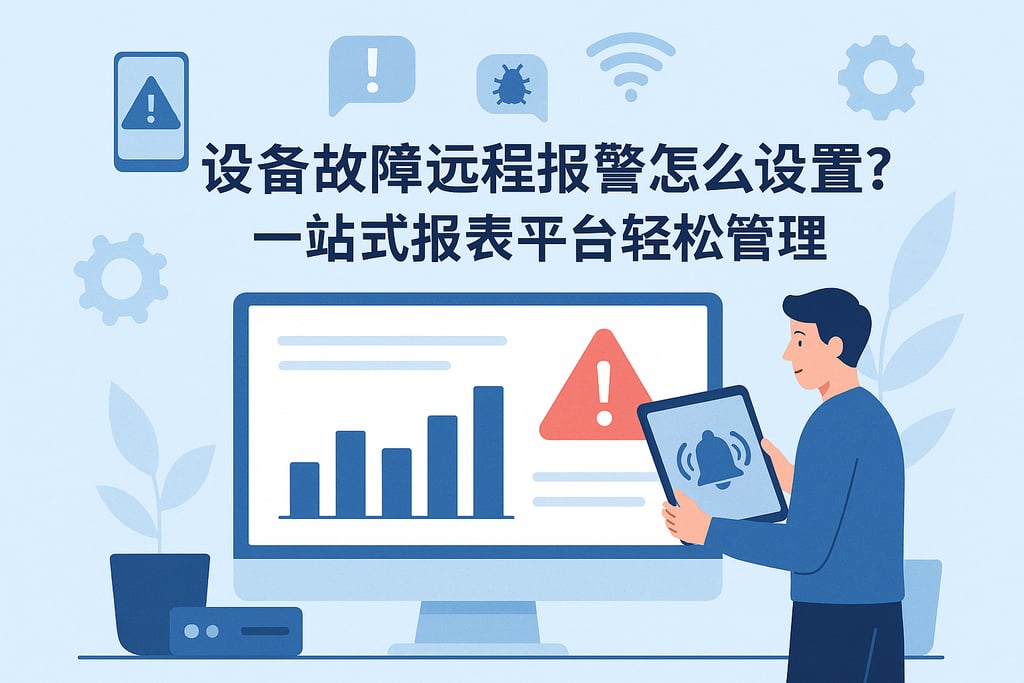 设备故障远程报警怎么设置？一站式报表平台轻松管理