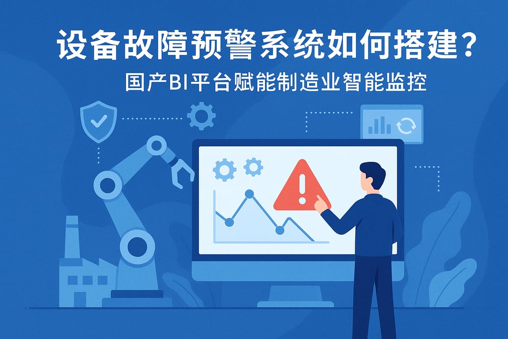 设备故障预警系统如何搭建？国产BI平台赋能制造业智能监控